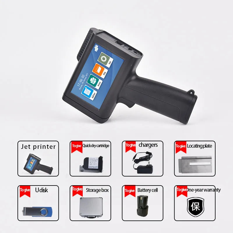 2022 Best Price Direct Inkjet Printer on Textile Large Fomate 600dpi Tij Handheld Inkjet Printer