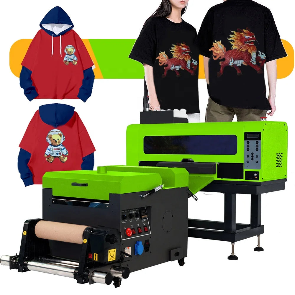 Okai A3 Dtf Printer 30cm XP600 Heat Press Machines with Powder Dyer Shaking Machine Inkjet Printers
