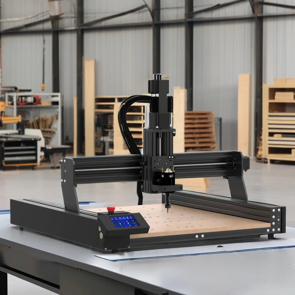 Twotrees High Precision 3D Automatic 460*460mm 3 Axis CNC Wood Router Used Machine Engraving Acrylic MDF Core Components Motor