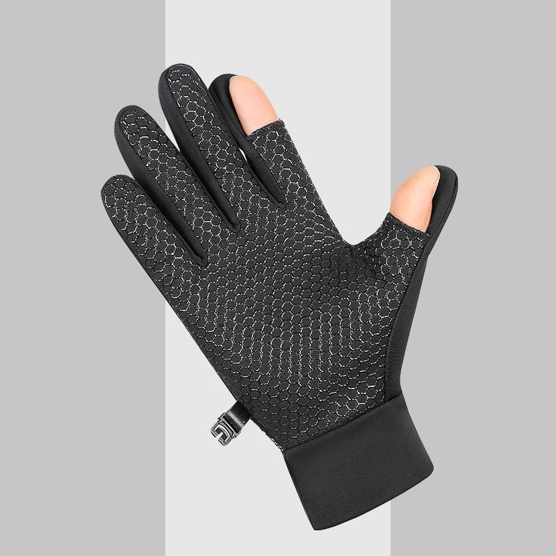 New Design Touch Screen Man Hand Warm Sport Waterproof Custom Bike Cycling Winter Gloves