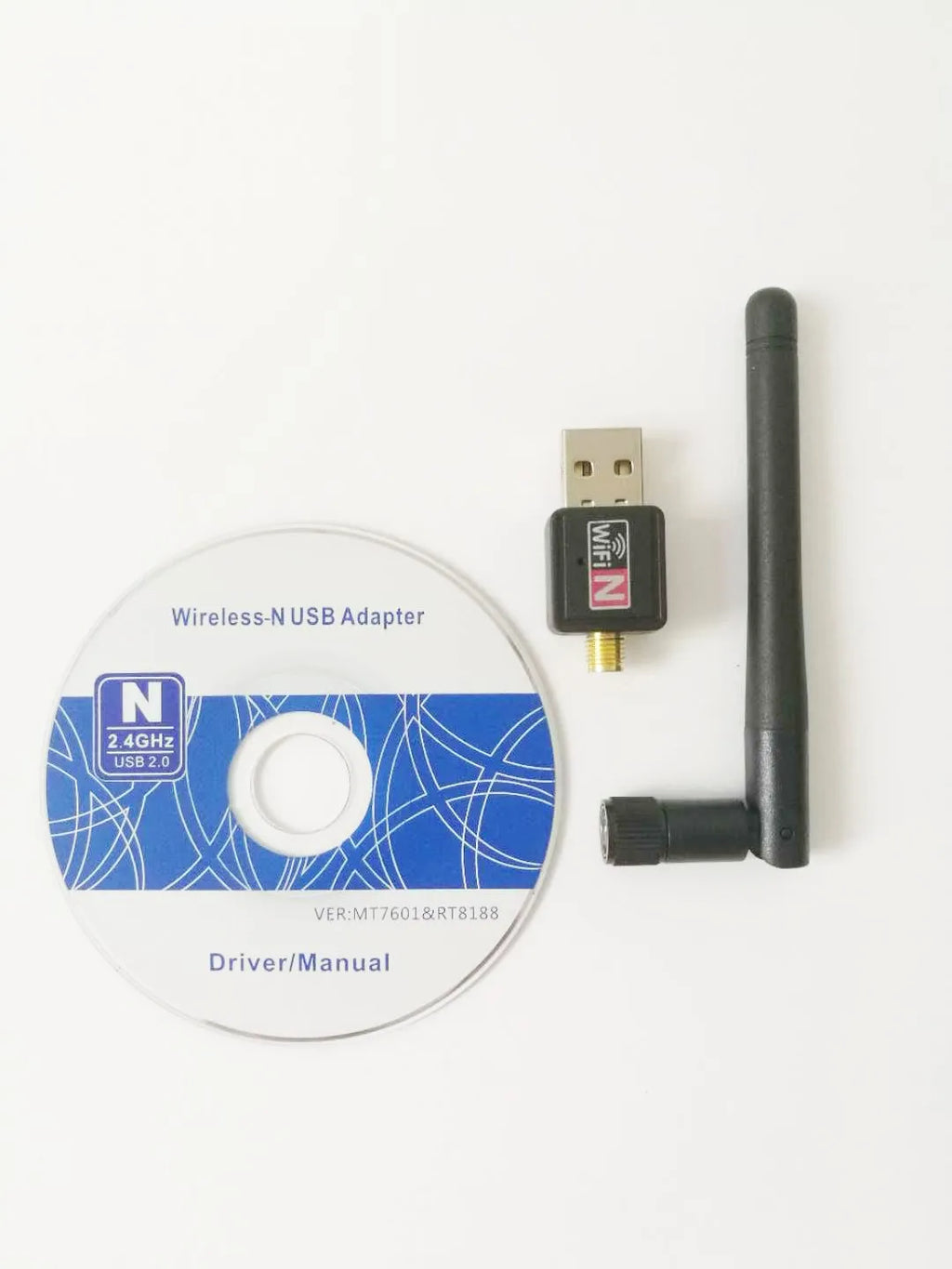 Mini USB Wireless Adaptor 150Mbps WIFI Receiver Wireless 802.IIN With Antenna USB 2.0 Network Card WiFi Receiver
