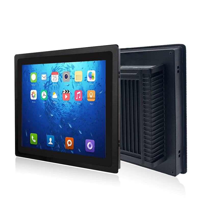 17'' Industrial Android Panel PC 10-Point Capacitive Touch IP65 Waterproof RK3288 Kiosk Stock