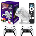 Latest HCS350 max Gaming Projector Allwinner H713 3D 4k HD Android 11 High Lumen Wireless Smart Projector with Wireless Gamepad