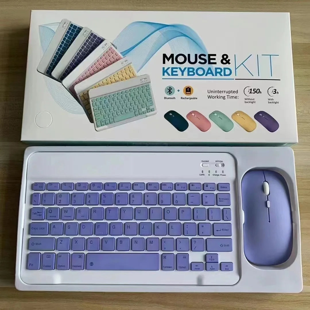 High Quality Wireless USB Keyboard and Mouse Combo Customizable Language for Tablet PC and Phone Split Style