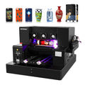 A3 A4 Multifunctional LED UV Flatbed Printer C+W+Varnish Phone Case, Glass,Cylinder Bottle Multi-layer Small UV Printer