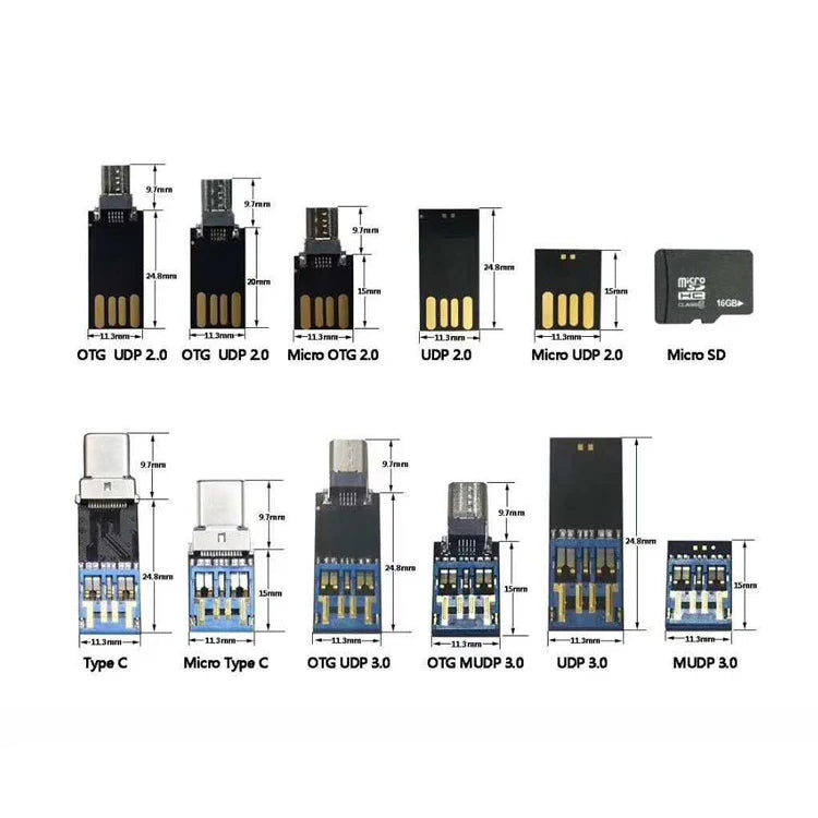 High Quality otg Usb Flash Drive MUDP Chip 3.0 8GB 16GB 32GB 128GB pen drive Pendrive Full Capacity Usb Stick