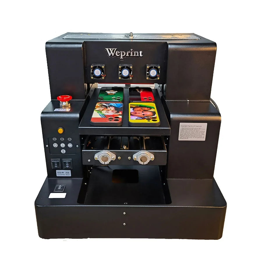 A4 UV with Varnish UV Printer DTF with Free Software for Printing Bottle Pen Phone case A4 Uv Flatbed Printer