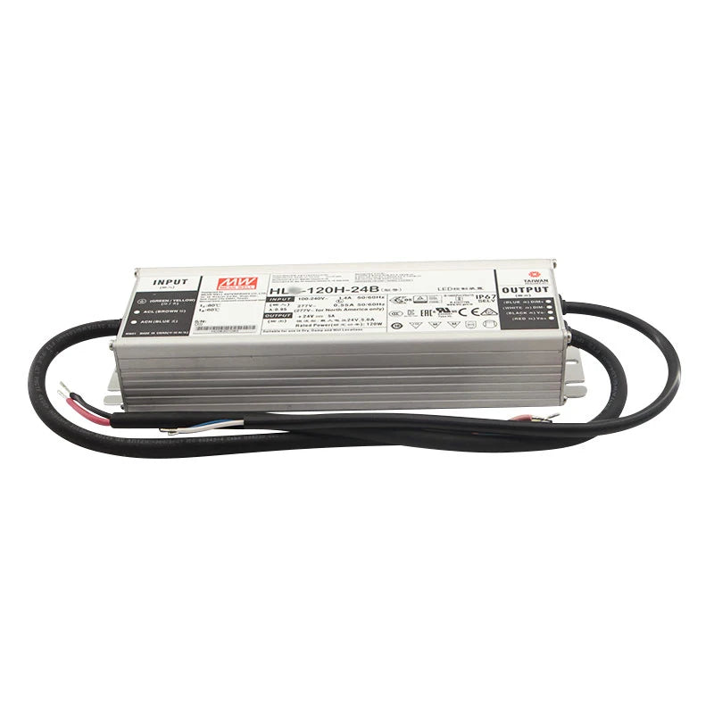 HLG-120H-24B 24V  Mean Well Dimmable Led Driver for  3 in 1 Dimming  1~10V PWM LED Driver