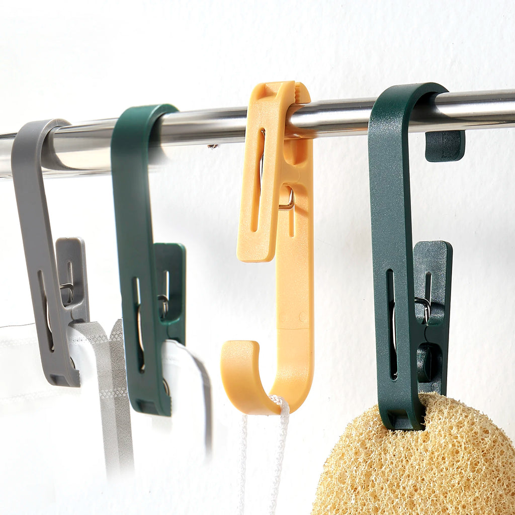 High Quality Household Space Saving S-Shaped Hooks Multi-Functional Hanging Clip Hook
