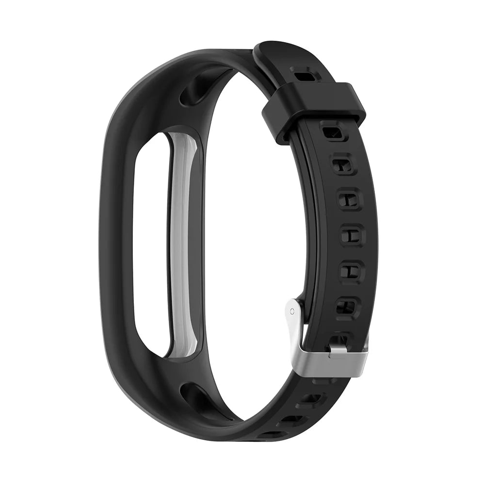 Silicone Watch Band for Huawei Band 4e 3e Honor Band 4 Running Adjustable Bracelet Wristband Smart Watch Replacement Strap
