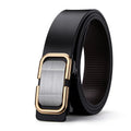 For Brand Special Men's Cowhide Belt with Alloy Buckle 3.2cm Width 115-130cm Length-Clearance Inventory