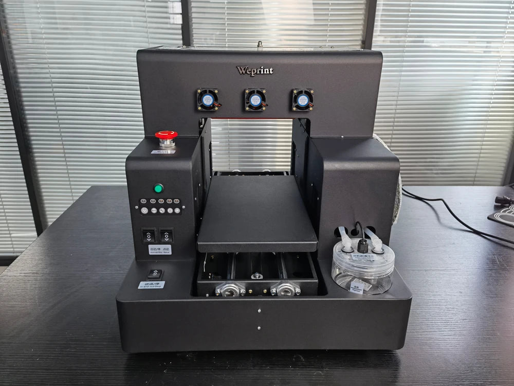 A4 UV with Varnish UV Printer DTF with Free Software for Printing Bottle Pen Phone case A4 Uv Flatbed Printer