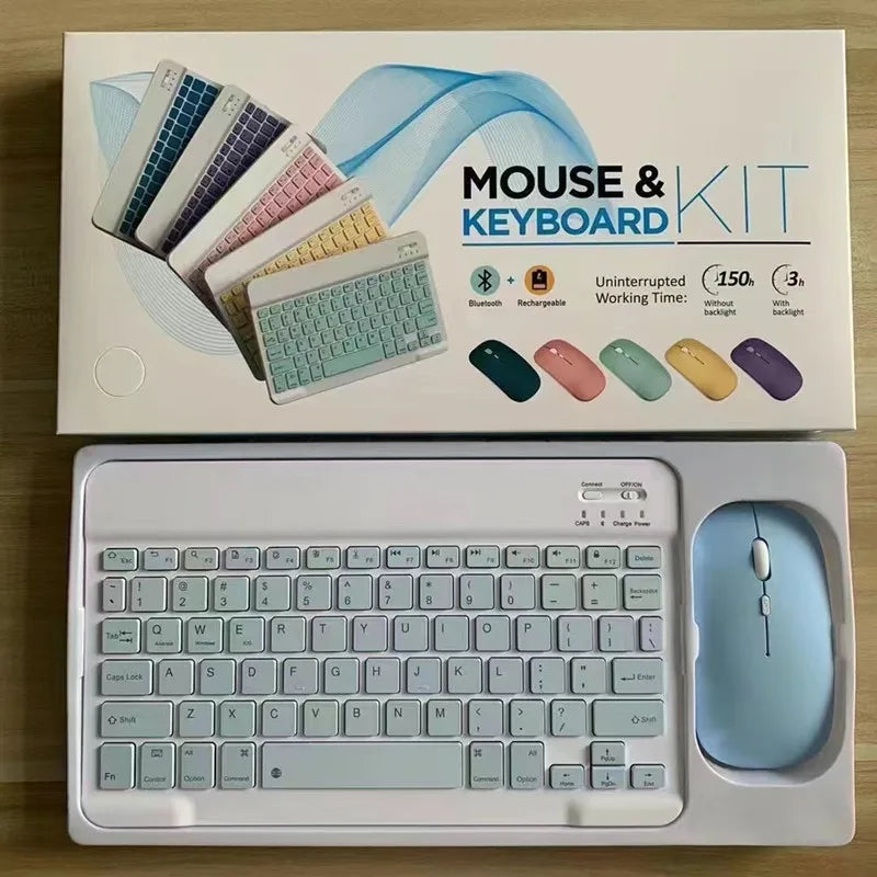 High Quality Wireless USB Keyboard and Mouse Combo Customizable Language for Tablet PC and Phone Split Style