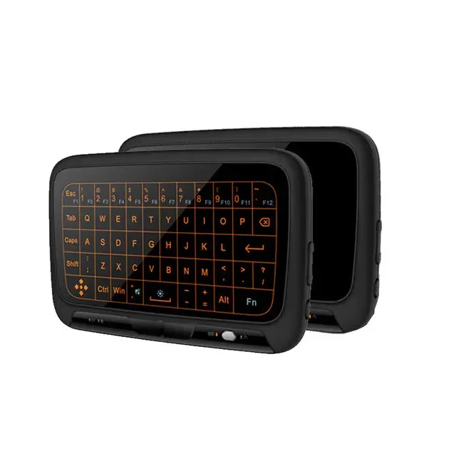 Wholesale 2.4Ghz Mini Wireless Portable Touchpad H18+ Keyboards Li-battery Rechargeable RGB Backlight Keyboard Factory