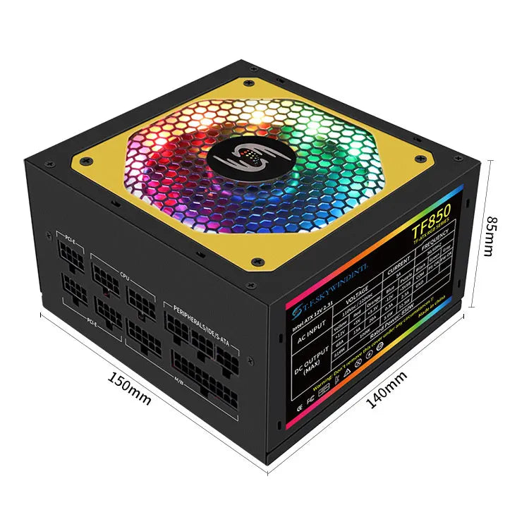 Newest 850W ATX Power Supply for Gaming PCs & Desktop Servers in Stock