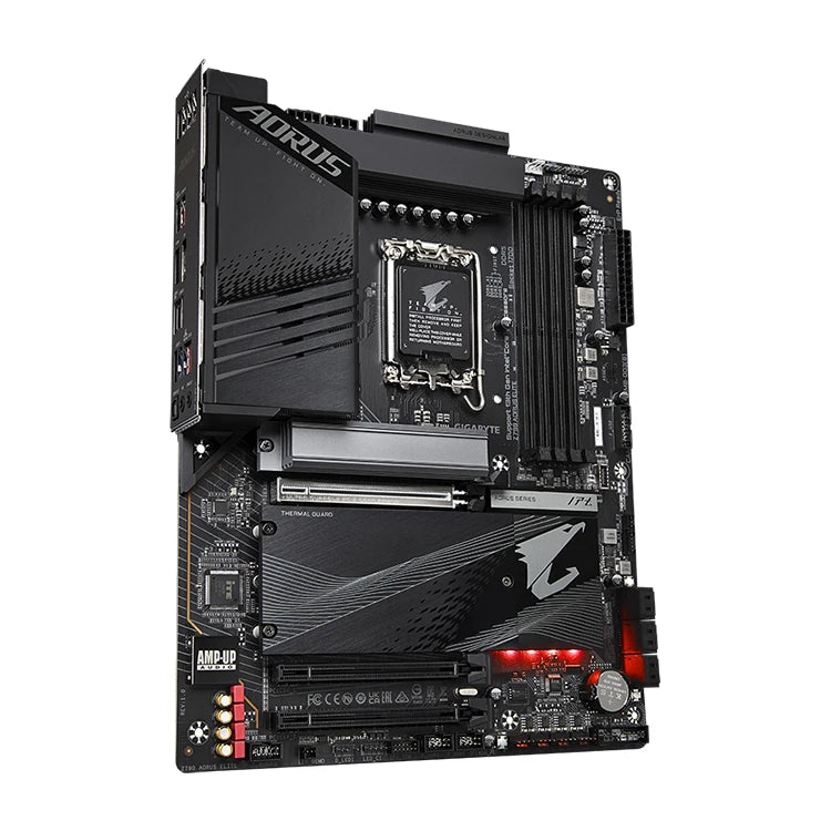 GIGABYTE Z790 AORUS ELITE Used Motherboard With LGA 1700 Supports 13th/12th Gen Intel Core Series Processors Used for Desktop