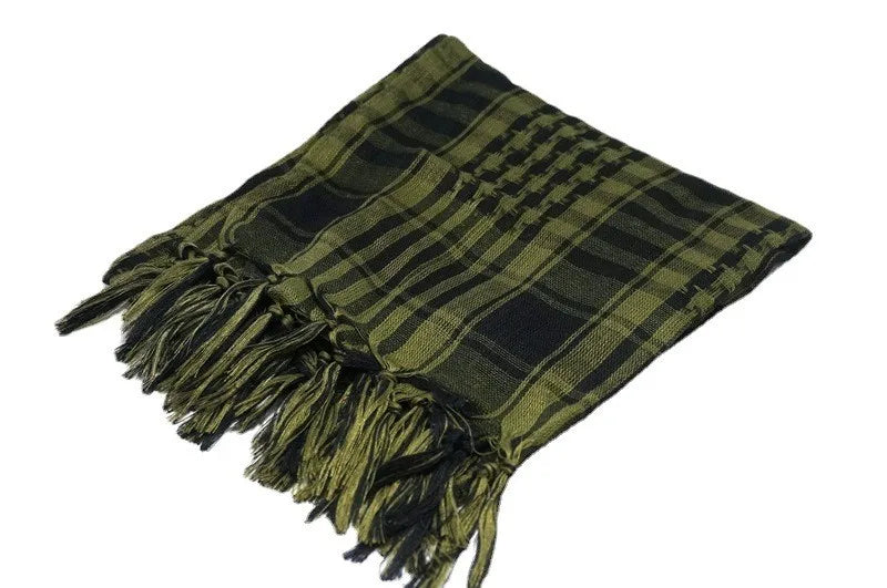 New Fashion Mens Lightweight Square Outdoor Shawl Arab Tactical Desert Shemagh KeffIyeh Arafat Scarf Fashion Hijab for Men 1mx1m