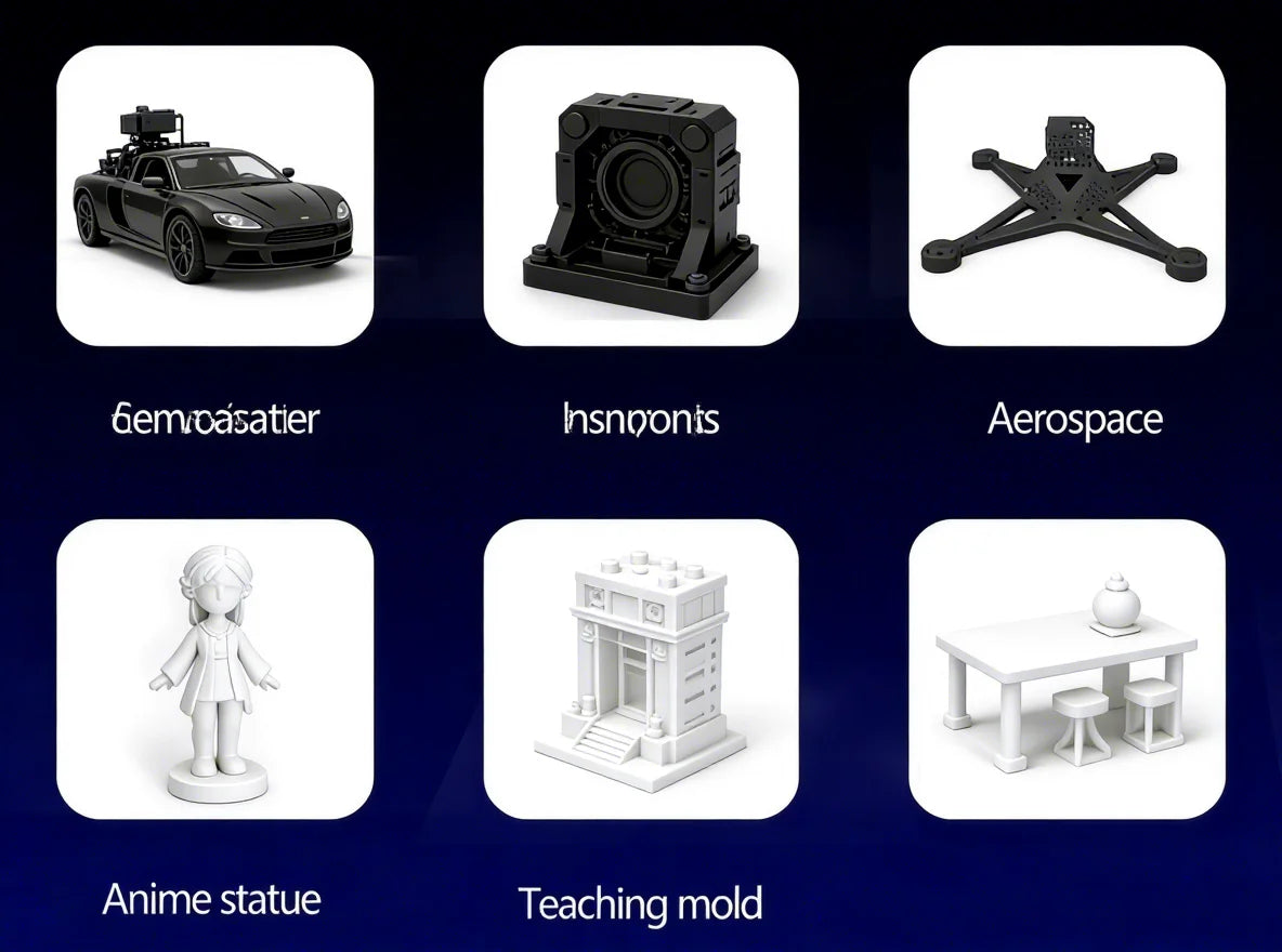 Fine Quality Industrial 3D Printer with Dual Extruder PLA Support Semi-Automatic FDM Machine