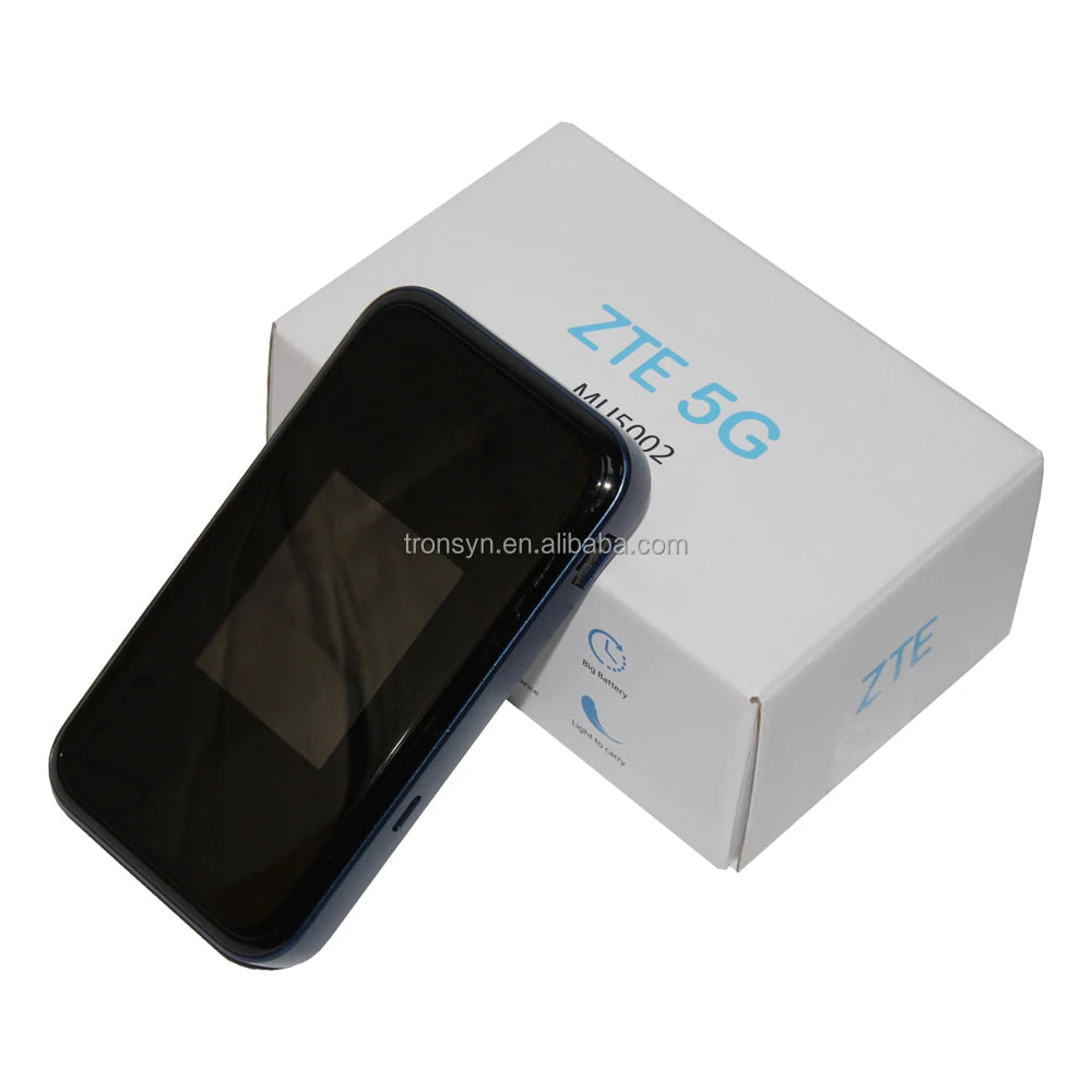 CAT22 2.1Gbps for ZTE 5G Mini MU5002 Router Portable WIFI 6 LTE Mobile Hotspot Sim Card Slot for SOHO Featuring 1000mbps Max LAN