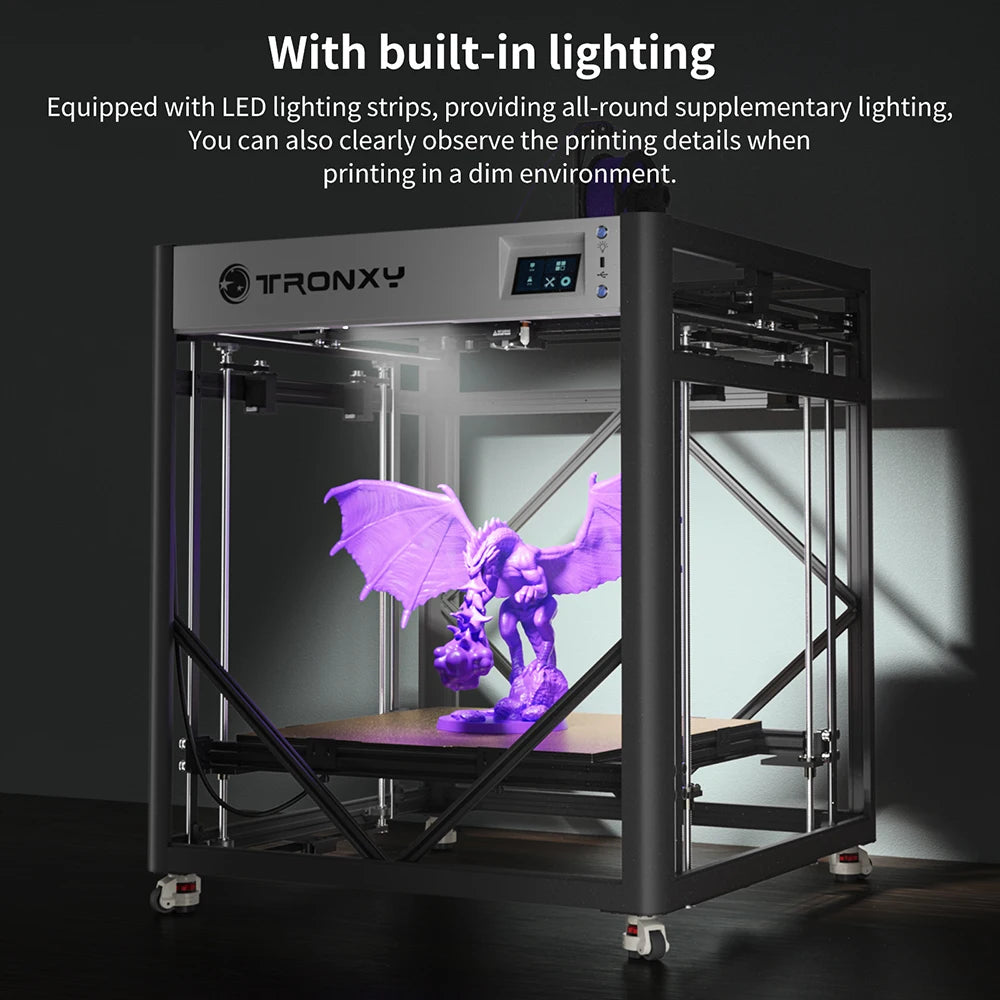 VEHO 600 PRO V2 High Speed 3d Printer Ready to Ship Large Size PRINT Area Diy Multi-functional Impresora FDM 3d Printing Machine