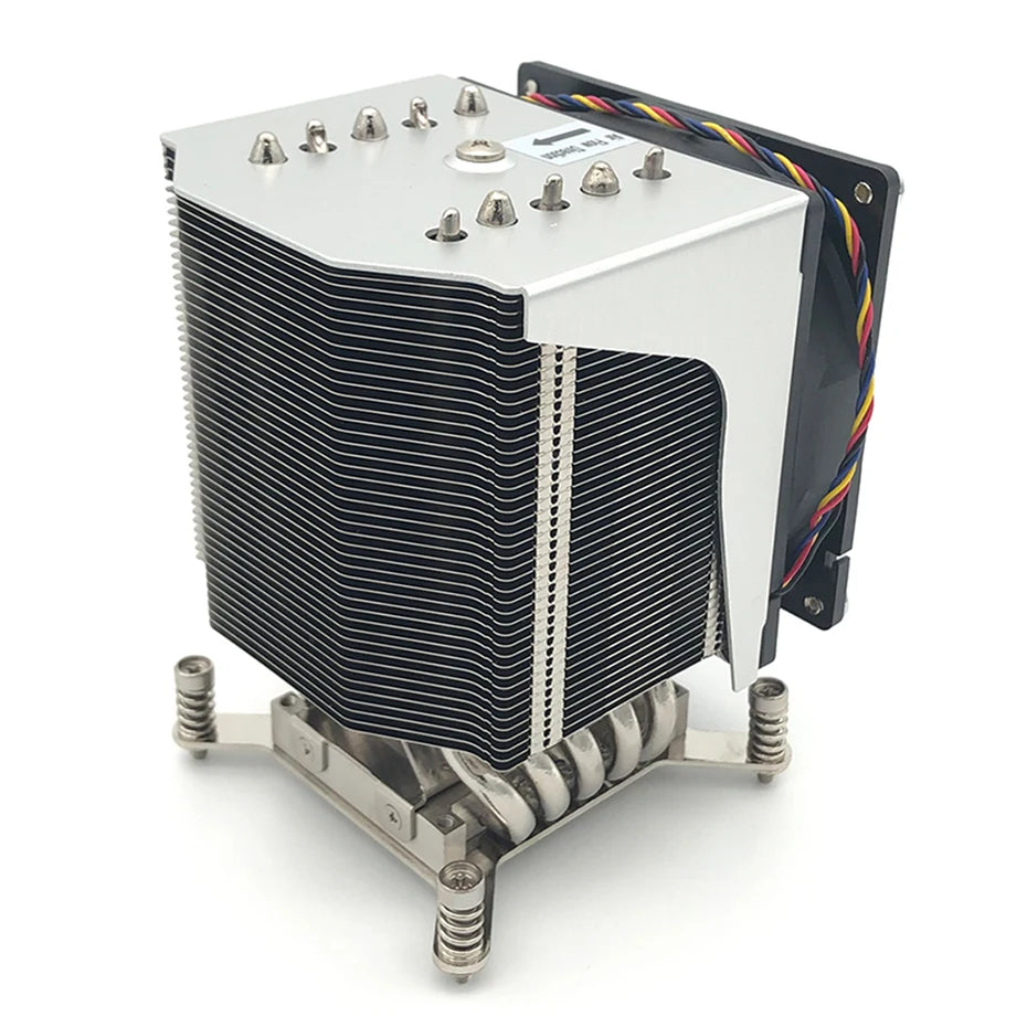 COOLSERVER R20 Cpu Cooler LGA 2011 Cooling Fan 5 Heat Pipes CPU Cooling 4 Pin PWM PC Quiet Intel LGA 2011 2066 CPU Cooling Fan