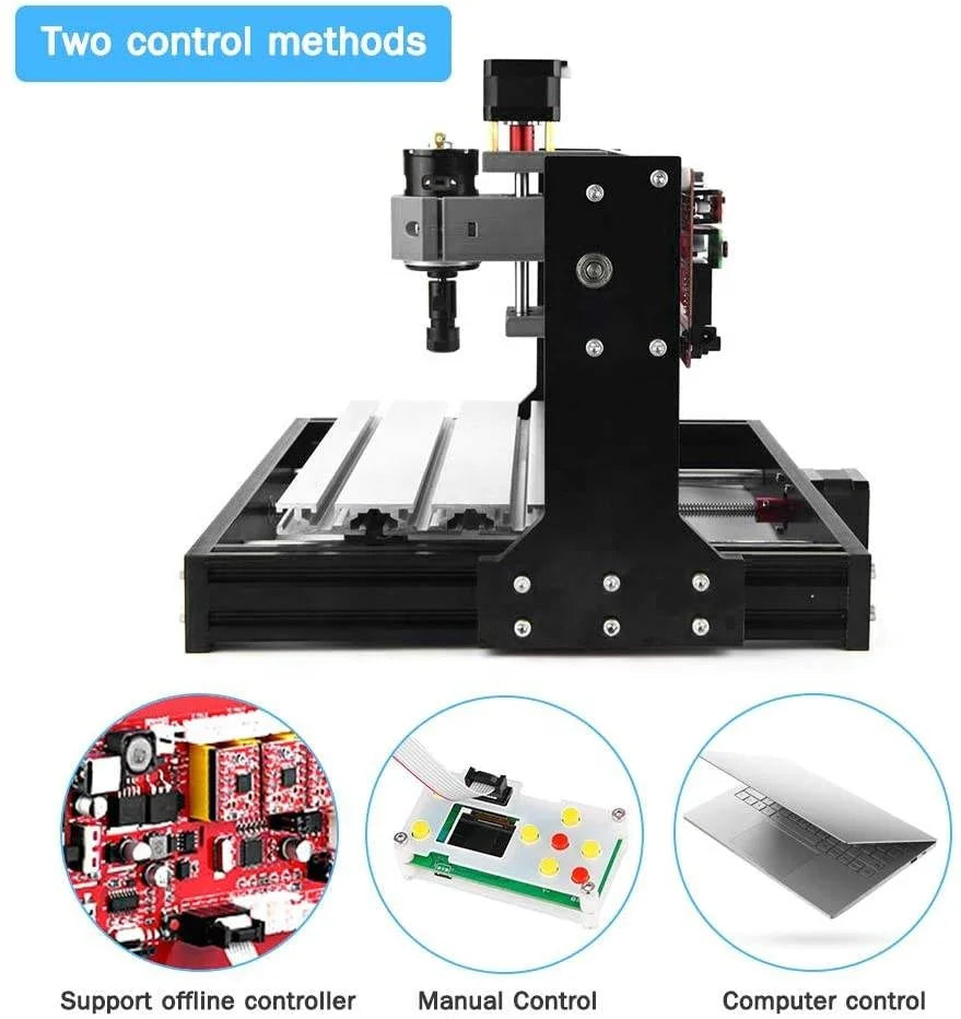 TWOTREES DIY CNC 3018 Pro Engraver Mini CNC Wood Router GRBL Control Wood Router 3 Axis Laser Engraving Machine and Wood Routers