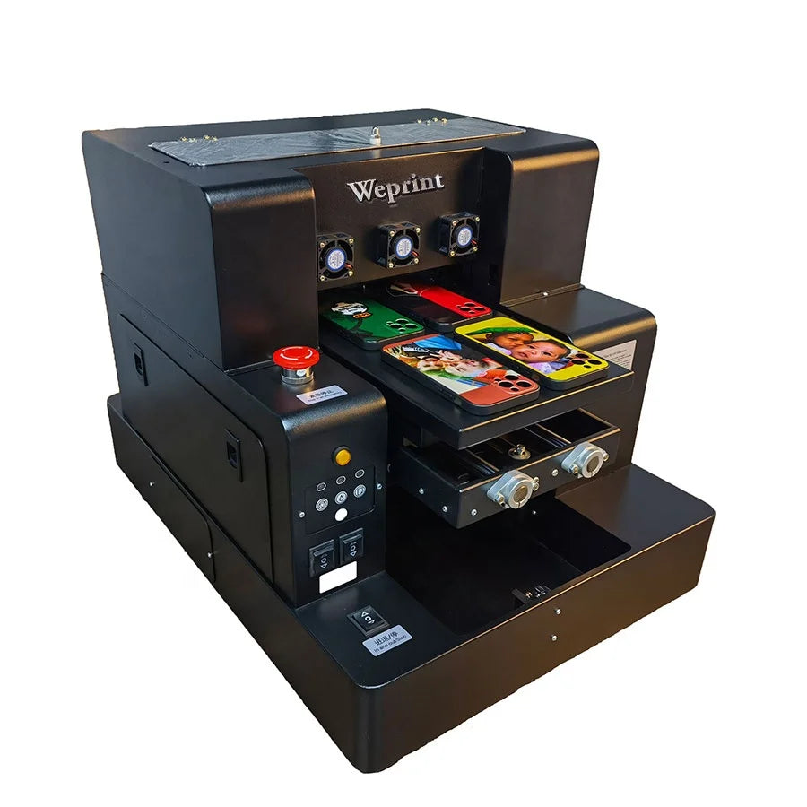 A4 UV with Varnish UV Printer DTF with Free Software for Printing Bottle Pen Phone case A4 Uv Flatbed Printer