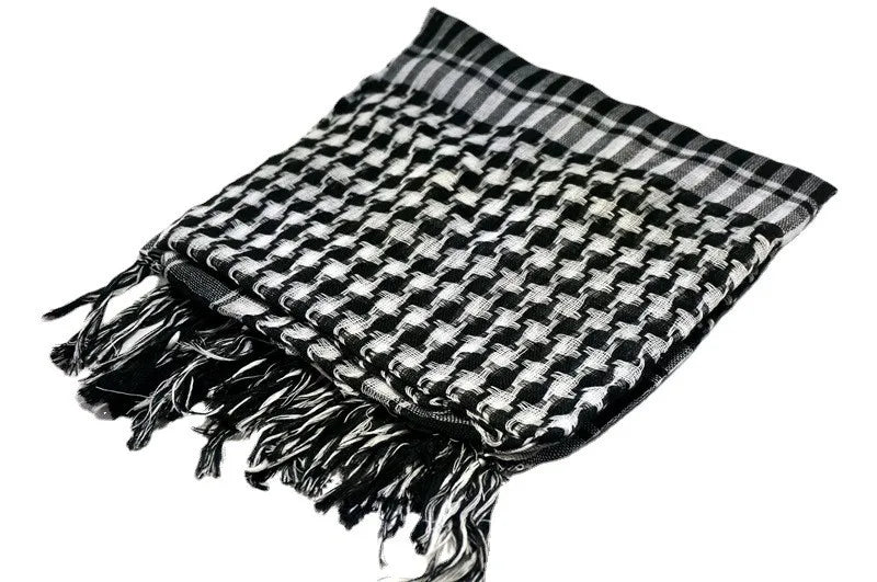 New Fashion Mens Lightweight Square Outdoor Shawl Arab Tactical Desert Shemagh KeffIyeh Arafat Scarf Fashion Hijab for Men 1mx1m