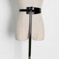 TWOTWINSTYLE Fashionable Accessories Gather Waist Solid Color Women'S Leather Belt