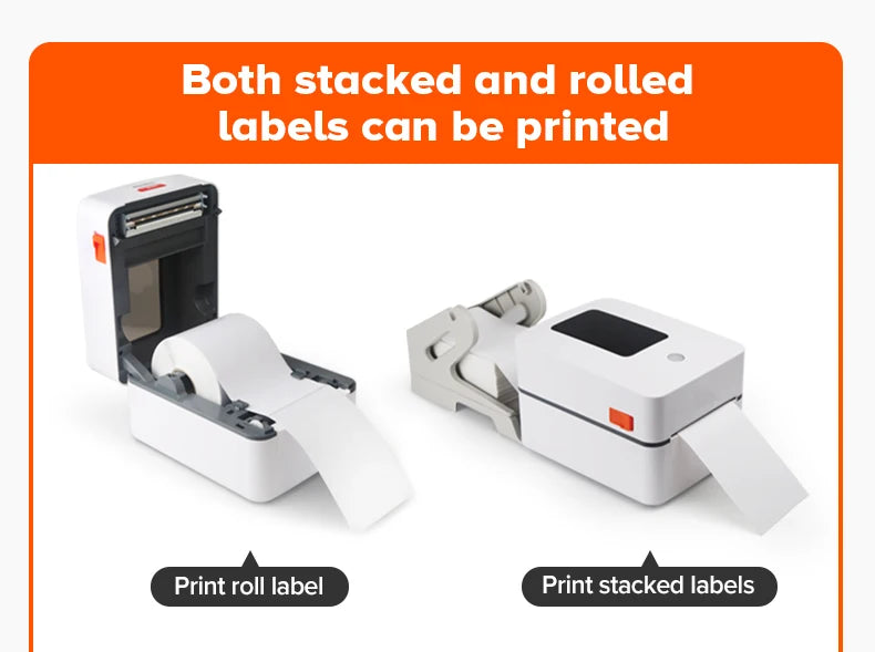 104mm Express Waybill Label Printer Sticker 203dpi Thermal Barcode Printer for Label Printing