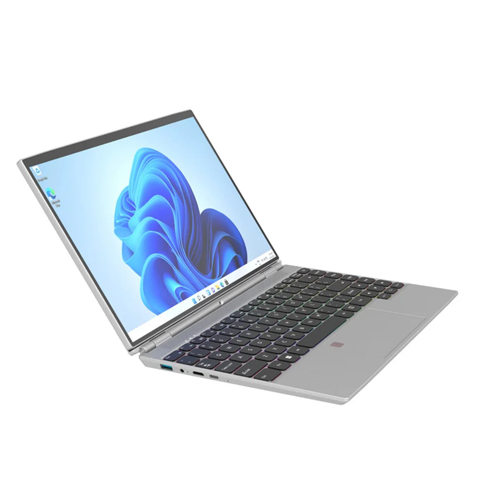 Wholesale Office 14 Inch Touch Screen Intel N95 16G 32GB 2 in 1 Yoga Portable Tablet Laptop Fingerprint Unlock Business Laptops