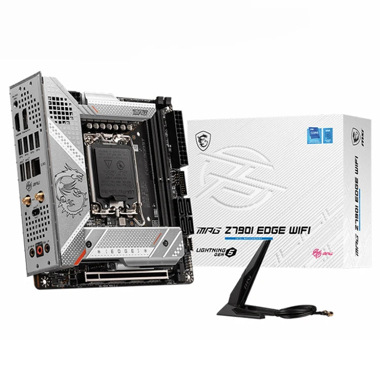MSI MPG Z790I EDGE WIFI Used Gaming Motherboard Supports Socket LGA1700 for Intel 12th/13th Gen Desktop Processors