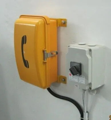 KoonTech High Quality Custom IP66/67 WeatherProof Industrial Outdoor Emergency Telephones Waterproof Telephone KNSP-01T2S