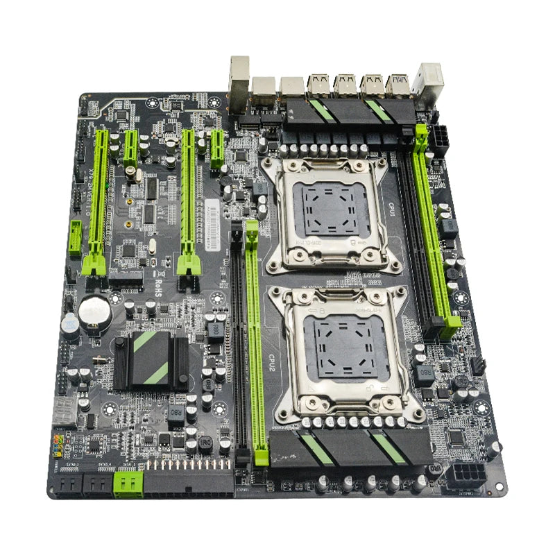 Wholesales Price Gaming Motherboard X79 Dual Xeon E5 LGA2011-0 Processors Motherboard Dual Channels DDR3 64GB M.2