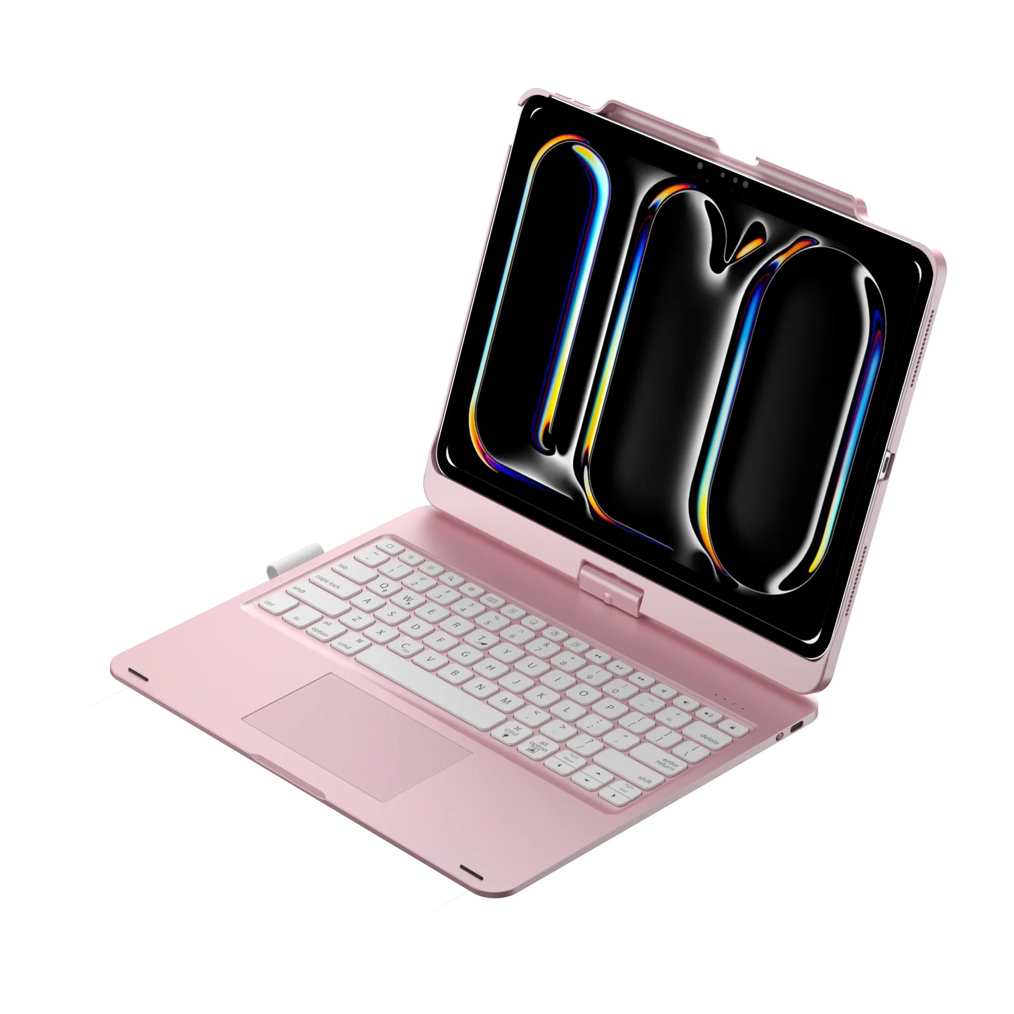 Hot Selling 360 Degree Rotatable Touchpad Backlit Wireless Keyboard Case for iPad Pro 12.9 Inch
