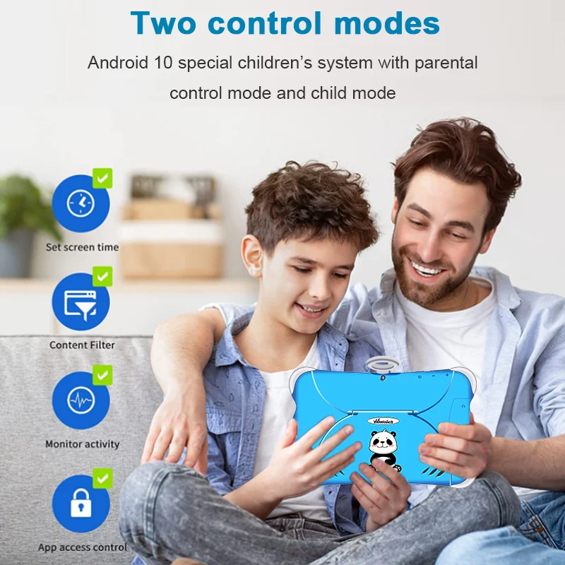 Tablett Pour Enfant Tablet Android With Sim,7 Inch Silicone Case 3G Phone Kids Educational Tablet With Sim Card Slot