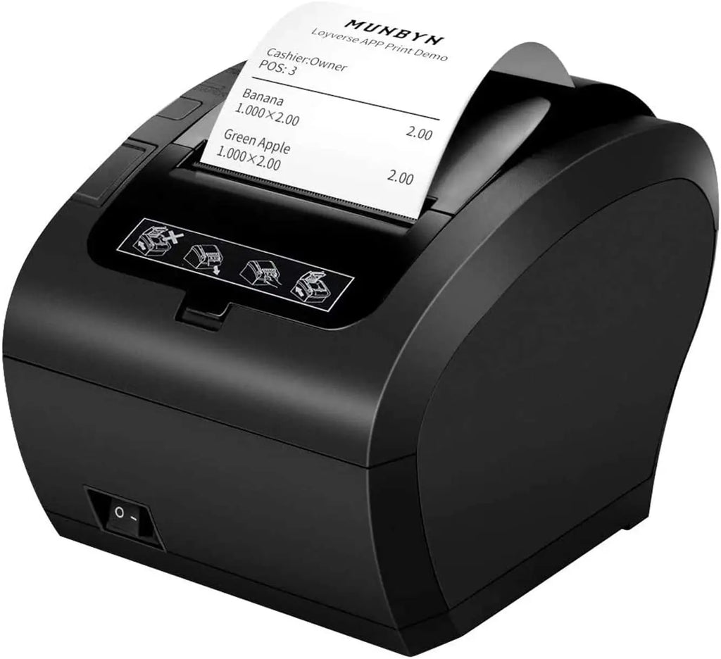 Hot Sale Desktop 80mm Thermal Receipt Printer USB Bluetooth WIFI LAN Inkless Printer Bill Ticket Printer for Pos System
