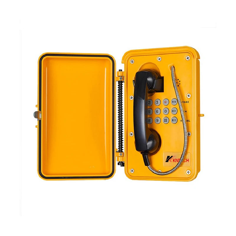 KoonTech High Quality Custom IP66/67 WeatherProof Industrial Outdoor Emergency Telephones Waterproof Telephone KNSP-01T2S