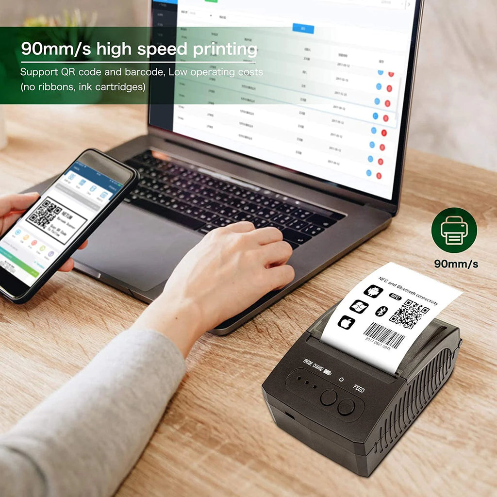 58mm Mini Portable Personal Bill Printer Supports Android Window s