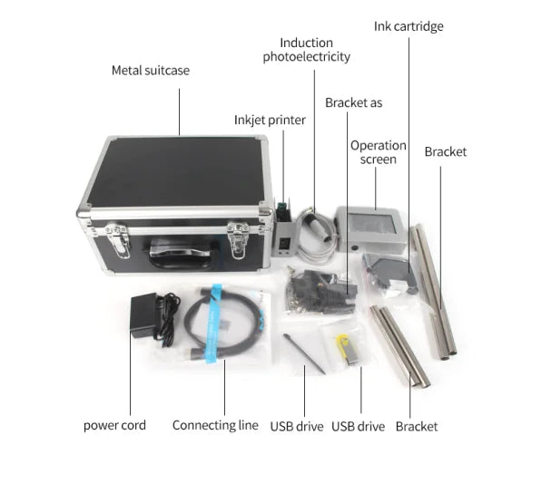 Tij Online Batch Code Printing Machine With Conveyor Date Lot Number Expiry Date Inkjet Printer