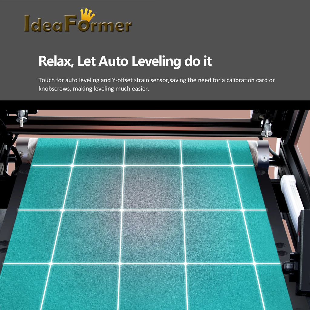 3D Printer Ideaformer IR3 V2 Conveyor Belt Infinite Z Printing 250*250*mm Endless Core-XY Silent Dual Gear Extruder FDM Machine