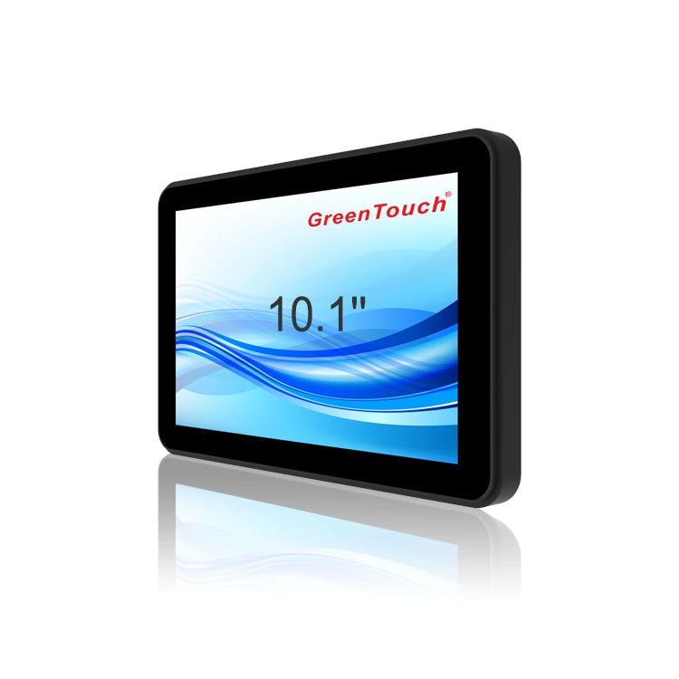 Vandalproof 10.1" Capacitive Multi Touch Display Industrial Touchscreen Monitor WIN Android for Security High Performance
