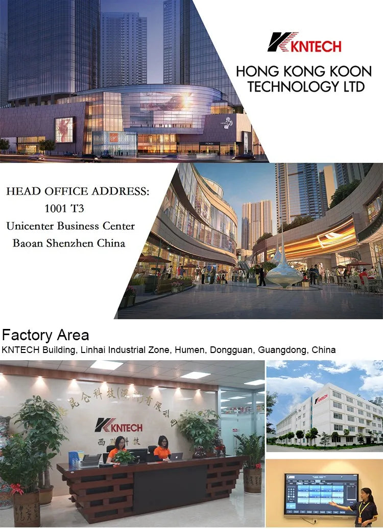 KoonTech High Quality Custom IP66/67 WeatherProof Industrial Outdoor Emergency Telephones Waterproof Telephone KNSP-01T2S
