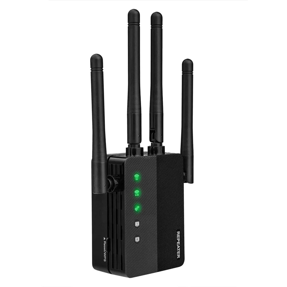 Custom Logo 802.11AC 1200Mbps 2.4G 5.8G Dual Band Wifi Repeater 1200M Wireless Range Extender