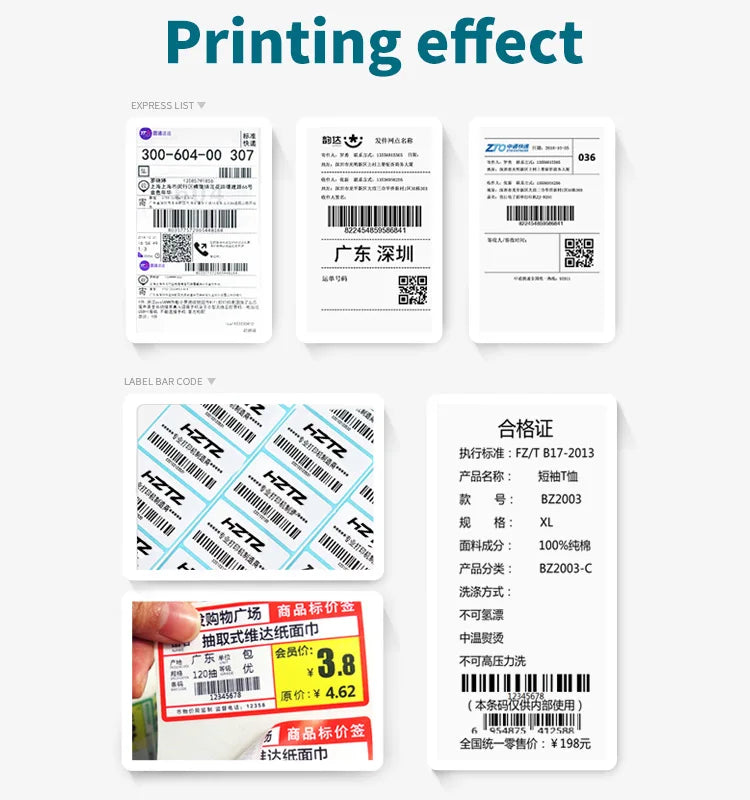 Best Seller A4 3 Inch for Label Printing Machine Roll Sticker Thermal Transfer Printer