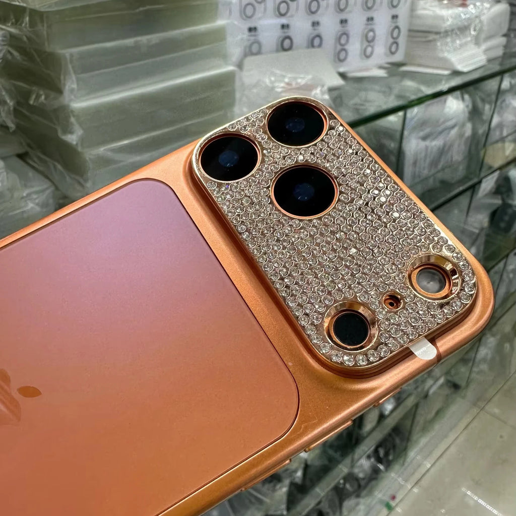 Hot Diamond Anti-scratch Lens Protection for iPhone 14 Full Protector Camera Lens Tempered Glass for iPhone 11 12 13 15 Pro Max