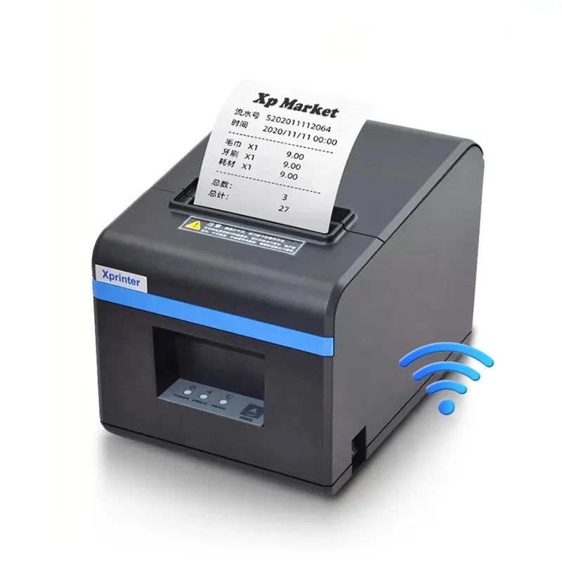 Xprinter 80mm Direct Thermal POS Receipt Printer XP-N160II WIFI with Auto Cutter for Restaurant Kitchen in Stock