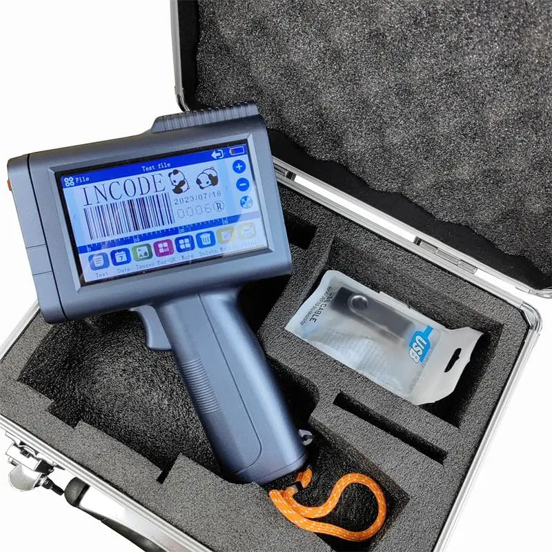 INCODE 12.7mm Online Variable Qr Bar Batch Code Number Logo Expiry Date Label Portable Hand Jet Handheld Thermal Inkjet Printer