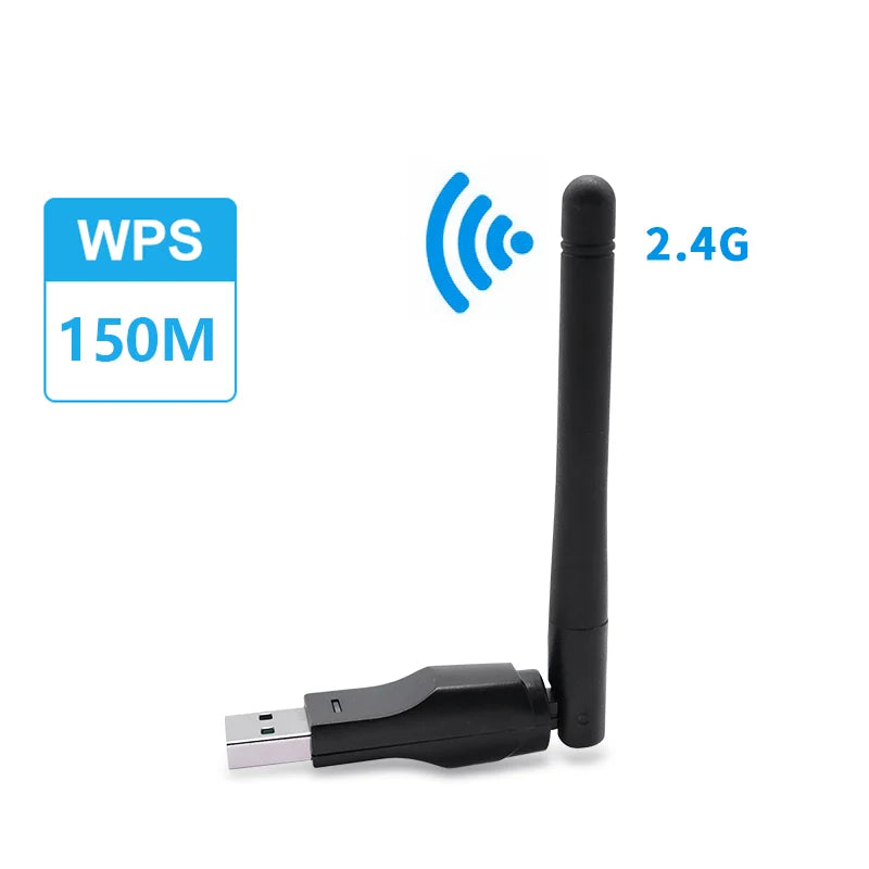 USB 2.0 Adapter 150mbps Wireless Network Card MT7601 RTL8188 Wi-fi Dongle Mini Wifi Usb Adapter