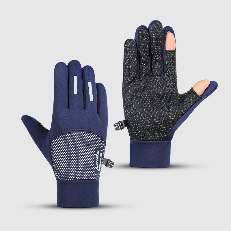 New Design Touch Screen Man Hand Warm Sport Waterproof Custom Bike Cycling Winter Gloves
